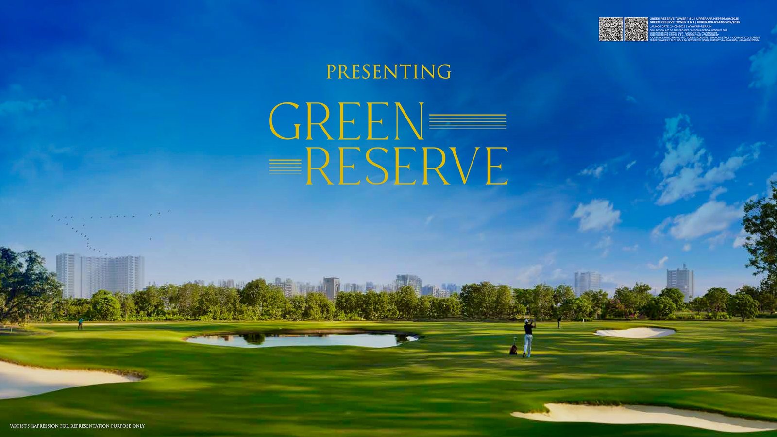 L&T Green Reserve apartment complex surrounded by lush greenery